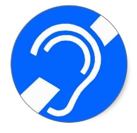 International symbol for deafness